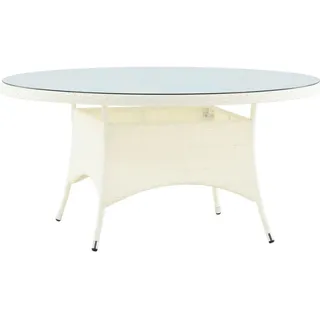 VCM ebuy24 Volta Esstisch Ø150cm Weiß