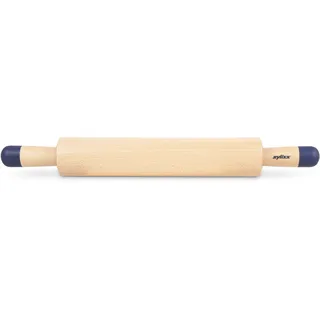 Zyliss E980212 Nudelhol, 47 cm, Holz/Silikon, Rollkuchen/Pizza/Backen/Teig/Mischungen, verantwortungsvoll angebautes Holz, Gewicht sorgt für gleichmäßiges Rollen
