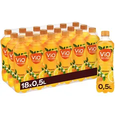 Bild von BiO Limo Orange, Fruchtiges Geschmackserlebnis mit 20% Saftanteil, Vegane bio Limonade mit Geschmack, EINWEG Plantbottle (18 x 500 ml)