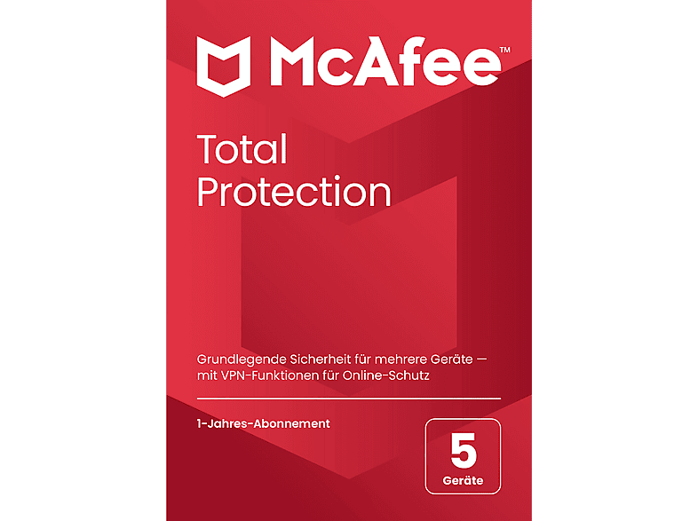 Bild von Total Protection Jahreslizenz, 5 Lizenzen Windows, Mac, Android, iOS Antivirus