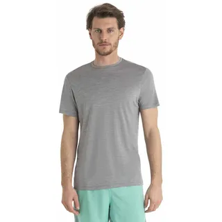 Icebreaker Merino 125 Cool-lite Sphere Iii Kurzarm-t-shirt - Metro Heather - M