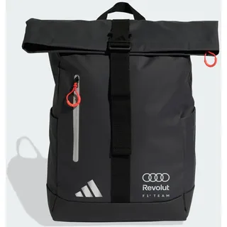 adidas AUDI REVOLUT FORMULA ONE TEAM ROLL TOP HYBRID BACKPACK Schwarz