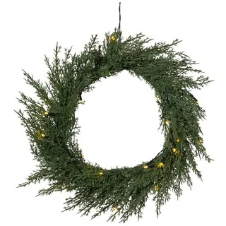 Star Trading LED-Türkranz Thuja 612-76