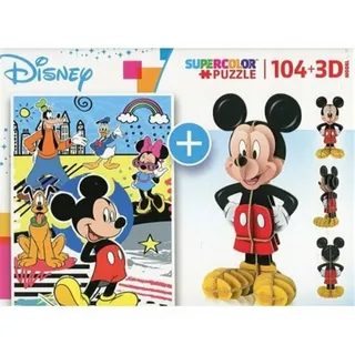 Clementoni Puzzle 104el + 3D-Modell Mickey Mouse 20157 P6