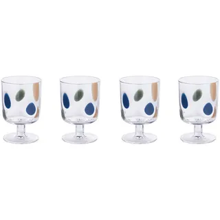 Butlers Weingläser (4er-Set) Fayette 300 ml , Transparent , Glas , Gläser, Weingläser