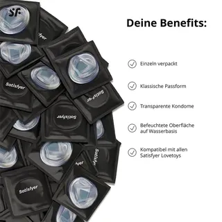 Satisfyer Kondome 100 Stück, 60* mm