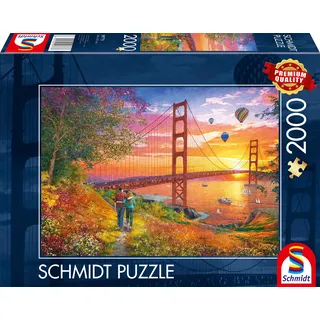 Schmidt Spiele Schmidt 59773 Spaziergang zur Golden Gate Bridge 2000 Teile
