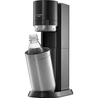 Sodastream E-DUO Wassersprudler grau + 1 Glasflasche + 1 Kunststoffflasche