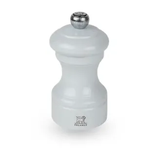 Peugeot Pfeffermühle BISTRORAMA, verstellbares Mühlwerk, Zeitlose Gewürzmühle aus französischen Wäldern, Farbe: perlgrau