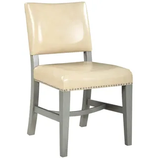 Sessel Stuhl 1x Esszimmer Lounge Sitz Polsterstuhl Neu Leder Fernseh Lehnstuhl - Beige