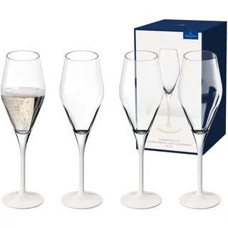 Villeroy & Boch Manufacture Rock blanc Sektglas 0,26 l 4-tlg.