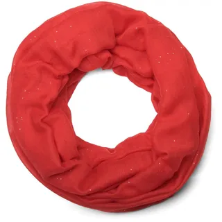 Stylebreaker "Loop mit Glitzer unifarben", 1 Stk., rot,