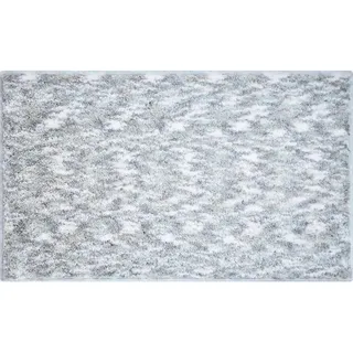 Grund Badteppich , Grau , Textil , Abstraktes , rechteckig , 70x120 cm , Oeko-Tex® Standard 100, Made in Europe , rutschfest , Heimtextilien, Badtextilien, Badematten
