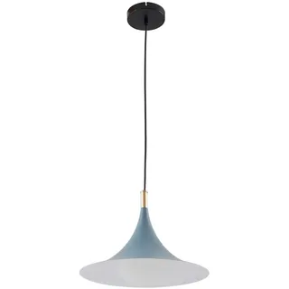 Lindby Pendelleuchte Jarl (Modern) in Blau aus Metall (1 flammig, G9) - Deckenlampe Esstischlampe Hängelampe Hängeleuchte Wohnzimmerleuchte