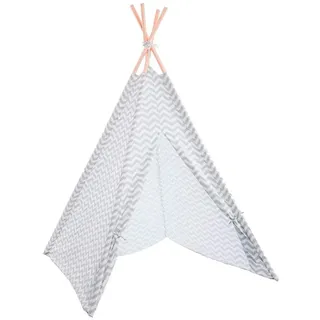 Atmosphera Tipi Mit Aufbewahrungshülle 160x120 Cm - Grey - One Size