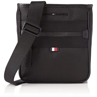 Tommy Hilfiger Herren Raised Nylon B Weekender Crossovers, Schwarz, M EU
