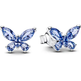 Pandora Ohrstecker Timeless Schmetterling Silber 294230C01 Blau