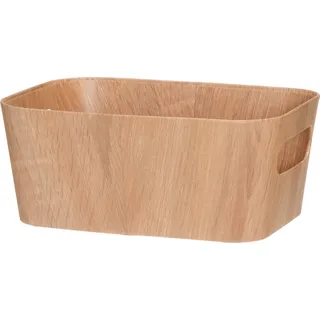 Aufbewahrungsbox aus Karton, 26 x 18 cm - Beige