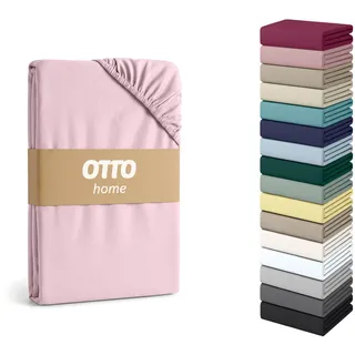 OTTO home Spannbettlaken Jersey 70 x 140 cm rosa