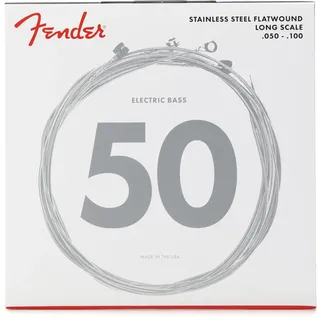 Fender Flatwound String Set For Electric Bass-9050ML (050/100) - Stainless Steel,0739050405