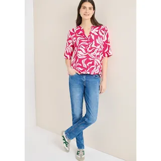 Cecil Druckbluse beetroot pink M