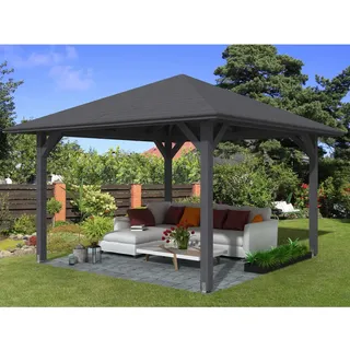 SKANHOLZ Cannes 2 3,59 x 3,59 m Schiefergrau