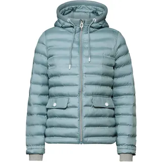 CECIL Damen leichte Übergangsjacke grün strong mint mit Kapuze - Grün