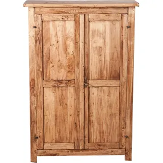 Biscottini Küchenschrank aus Massivholz 98 x 25,5 x 68 cm - Schuhregal mit Türen - Schuhregal für Geländer - Kleines Bücherregal mit Türen