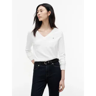 Tommy Hilfiger V-Ausschnitt-Pullover Beige L