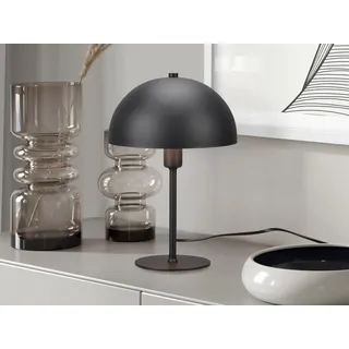 Kleine LED Tischleuchte, Pilzlampe Schwarz für Wohnzimmer Fensterbank & Kommoden - Schwarz