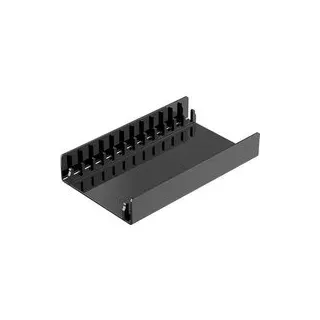 Elevar CD Flipper 12 CDs/DVDs/Blu-rays Acryl Schwarz 1 St. (B x H x T) 250 x 45 x 150 mm LV-9692