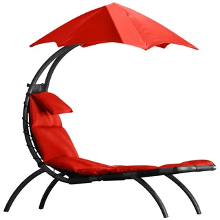 Vivere DRMLG-CR Der Original Traum-Lounger Polyester, Rot