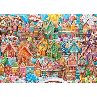 Ravensburger Puzzle 12001267 - Weihnachtsplätzchendorf 1000 Teile Puzzle für Erwachsene und Kinder ab 14 Jahren, Weihnachts-Puzzle