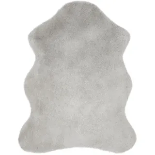 Novel Kunstfell , Weiß , Fell , Tierform , 90x110 cm , Bsci, Oeko-Tex® Standard 100 , waschbar , Teppiche und Böden, Teppiche, Schaffelle & Kuhfelle