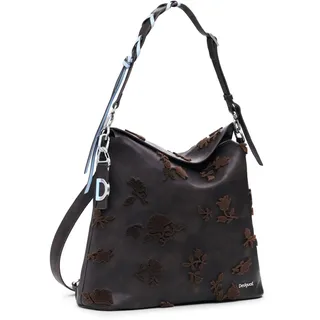 DESIGUAL Stencil Flocado Mini Backpack Braun