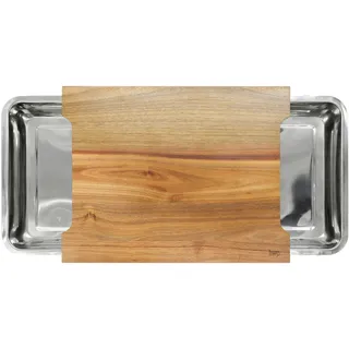 Homeware Schneidebrett mit Auffangschale