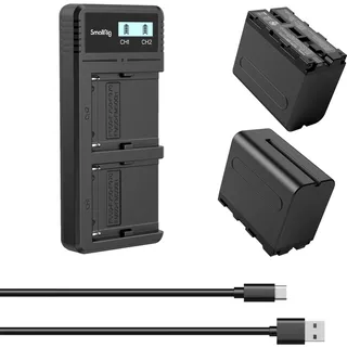 SmallRig 3823 NP-F970 Akku- und Ladegerät-set - Black