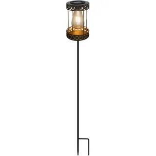 REV Ritter Solarleuchte Bronze 83,5 cm Erdspieß spritzwassergeschützt
