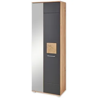 Innostyle Fun Garderobenschrank 65x195x38 cm schwarz