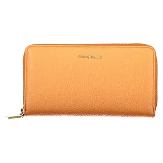 Damen-Geldbörse Orange Metallic – Praktisch mit 5 Fächern & Münzfach - Orange