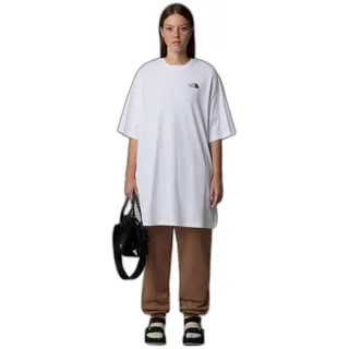 THE NORTH FACE NF0A87NF94X W S/S Essential Oversize Tee Dress T-Shirt Damen TNF White/Latte Größe XS