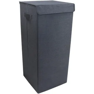 VCM Wäschekorb Dreso L ca. 30x70x30 cm Anthrazit