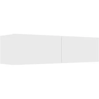 vidaXL TV-Schrank 120x30x30 cm Weiß Holzwerkstoff