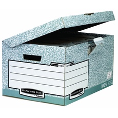 Bild 11815 Bankers Box, System Klappdeckelbox, Maxi, mit automatischem Fast Fold Aufbau, 10 Stück, grau