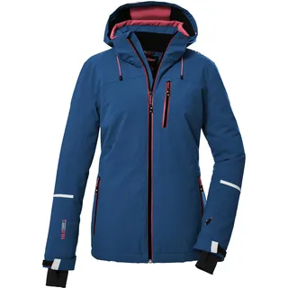 KILLTEC Damen Skijacke/Funktionsjacke mit abzippbarer Kapuze und Schneefang KSW 81 WMN SKI JCKT, ocean, 42,