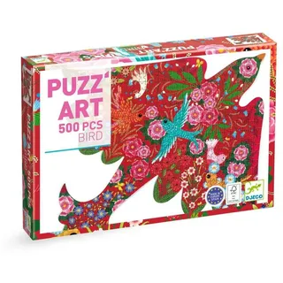 Djeco Konturpuzzle Vogel 500 Teile)