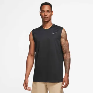 Nike Tanktop "Dri-FIT Legend Mens Sleeveless Fitness T-Shirt" lockere Passform, aus weichem Material, schwarz