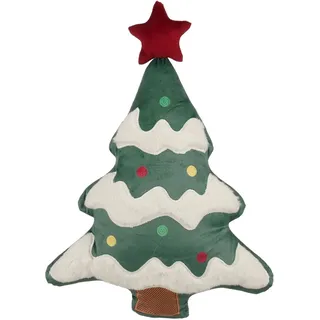 Mica Decorations Kissen Weihnachtsbaum 44 cm x 32 cm x 10 cm Grün