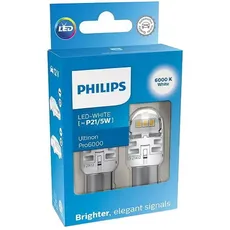 Philips P21/5W LED BAY15d 12V Ultinon Pro6000 SI 6000K Bulb Style White Innenraumbeleuchtung