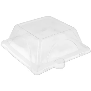 50 Stück - Kappen für Code 215.90 'Bionic' 16,4 x 16,4 x 4 cm transparent